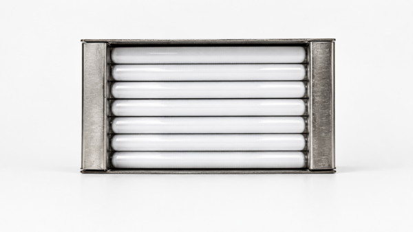 Compact quartz infrared heating element cartridge for industrial medium-wave heating applications