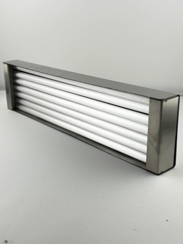 Quartz infrared heating cartridge with stainless steel housing and medium-wave infrared heating tubes for industrial thermal processing applications