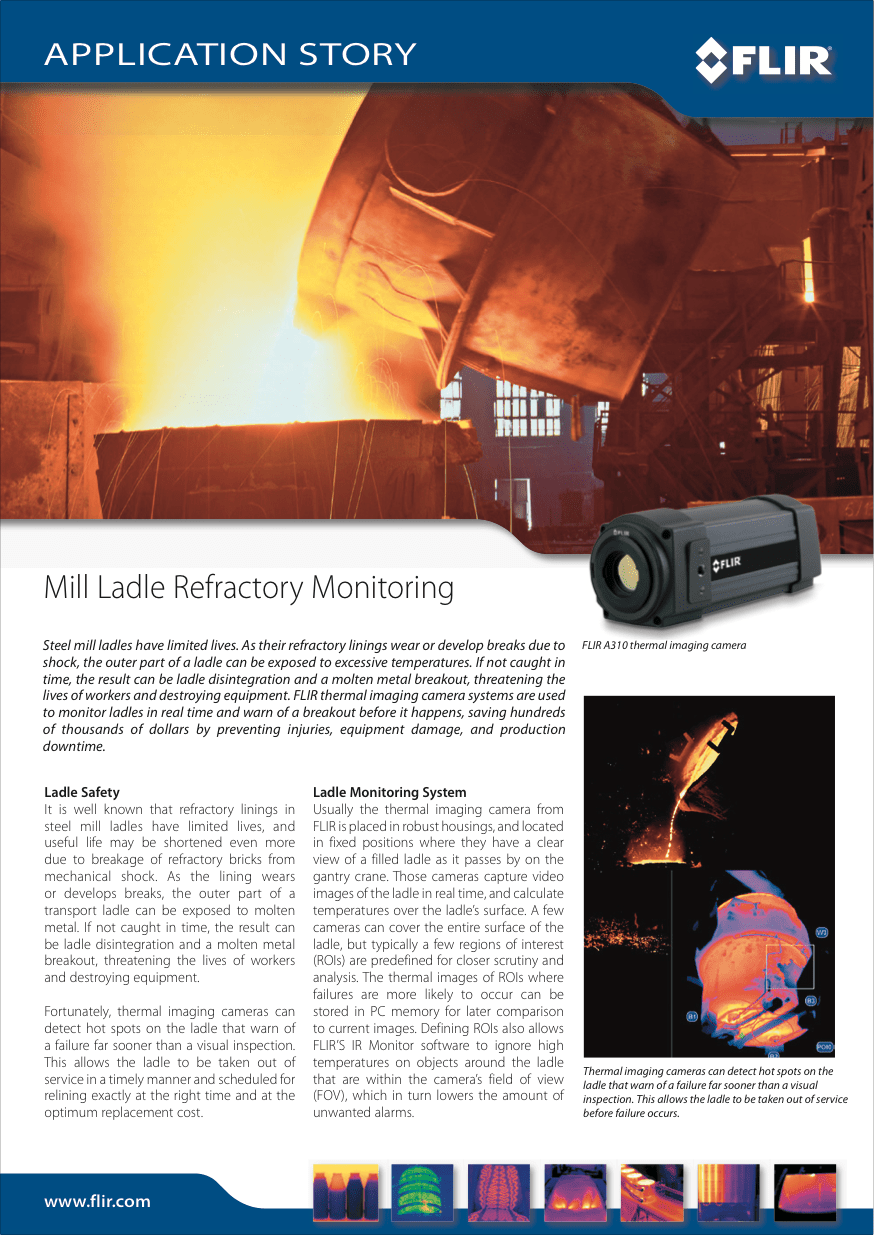 Mill Ladle Refractory Monitoring