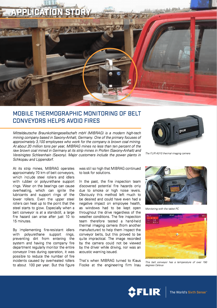 Mobile Belt Thermography